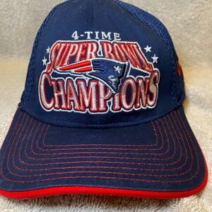4-Time Super Bowl Champions New England Patriots Cap